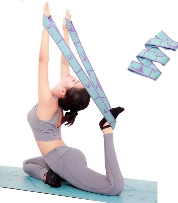 Elastic Resistance Band for Yoga, Pilates & Stretching