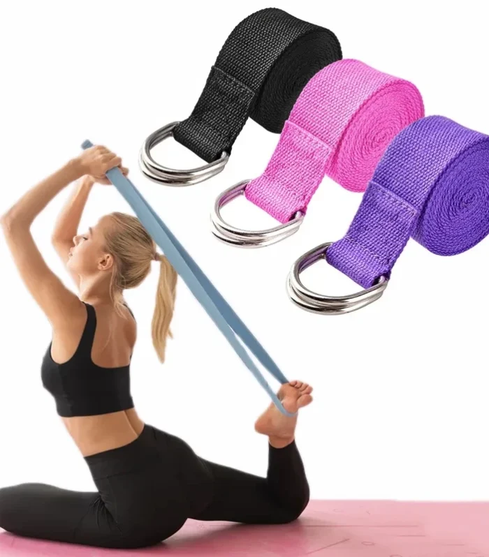 Pure Cotton Yoga Stretching Band for Tension & Flexibility