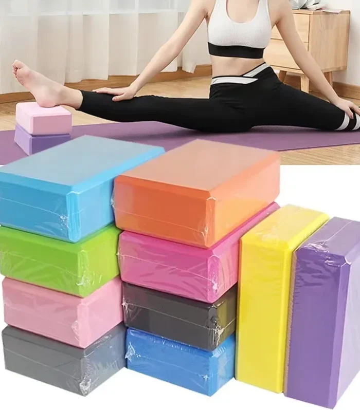 EVA Gym Blocks Foam Brick Training Exercise Fitness Set Tool Yoga Bolster Pillow Cushion Stretching Body Shaping yoga blocks