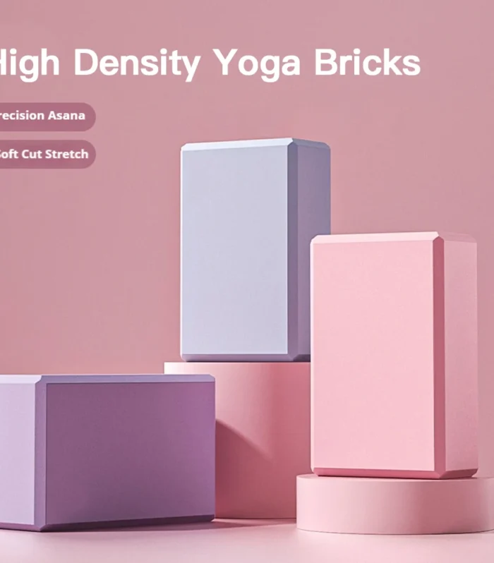 Yoga Bricks Training Exercise Fitness Tool Yoga Bolster Pillow Cushion Stretching Body Shaping Blocks Gym Blocks Foam Brick