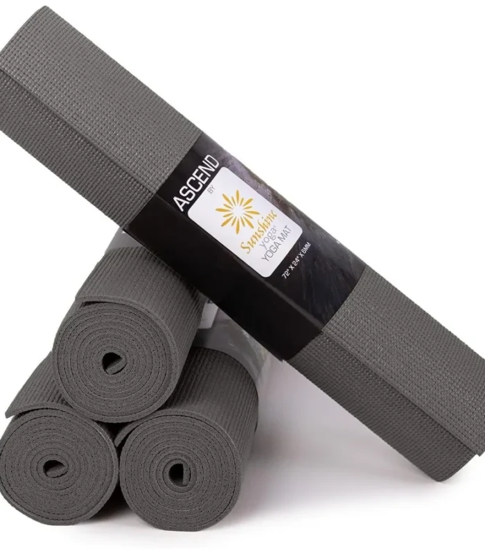 Ascend Yoga Mat 4 or 10 Pack - 72" Non-Slip 6mm Exercise Mat