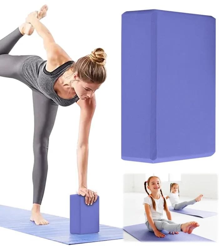 EVA Yoga Block Solid Color Gym Training Blocks Moisture-Proof High Density Yoga Blocks Body Shaping Yoga Blocks Yoga Supplies